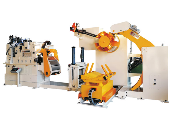 三機一體NC高配型精密料架矯直送料機